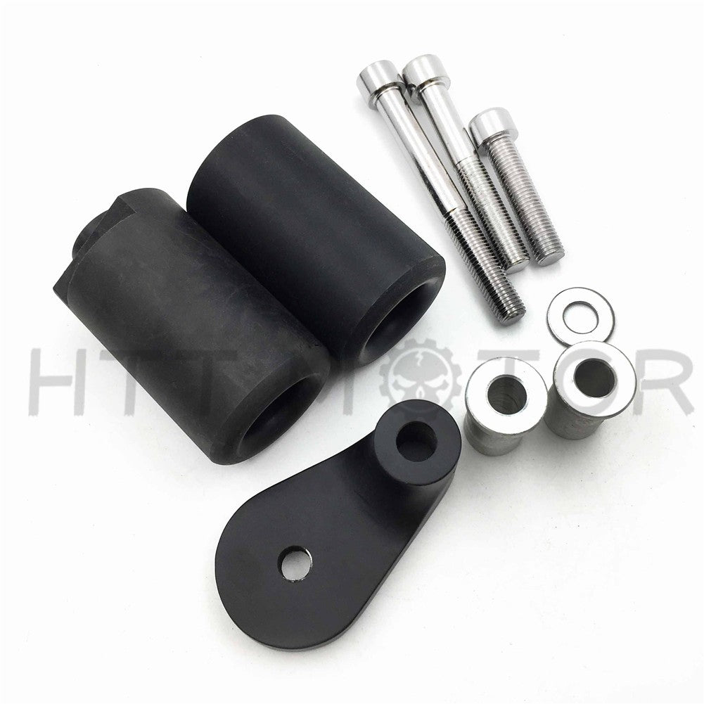 No Cut Frame Slider Crash Protector For 2001 2002 Suzuki Gsxr 1000 Gsx-R Black