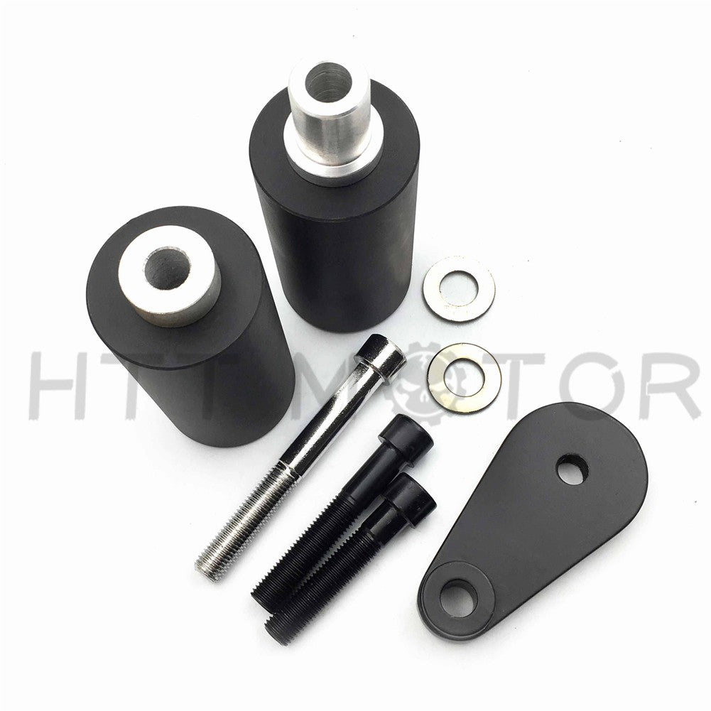 No Cut Frame Slider Protector For 2003-2005 Yamaha Yzf R6 2006-2009 R6S Black