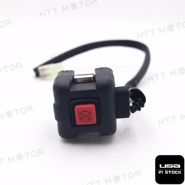 HTTMT- Handle Kill Stop Switch For Honda Yamaha Suzkuki Kawasaki KTM Pit Dirt Bike ATV