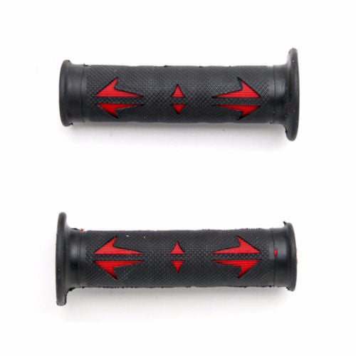 Sport Bike Motorcycle  Grips RED MOTORCYCLE APRILLA BMW DUCATI TRIUMPH HONDA YAMAHA KAWASAKI SUZUKI Polaris Suzuki Yamaha Dirt Bike Offroad KTM DIRT BIKE(7/8" LEFT 1" RIGHT)