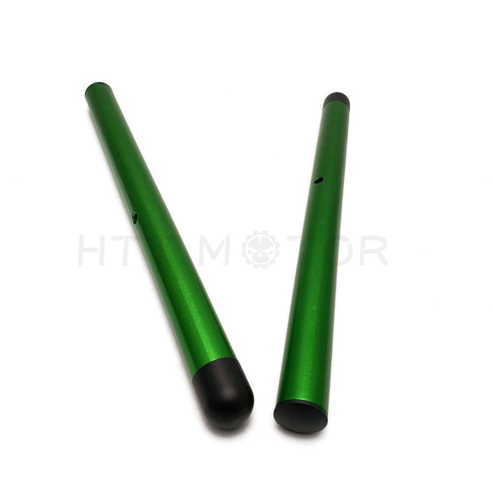 2pcs Handlebars Clip-on 7/8" Fork Tube 22mm Handle Bars Replacement Green