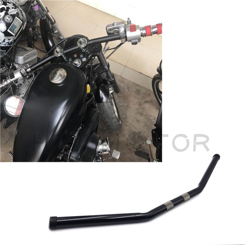 1" Diameter Drag Bar Handlebar Iron For Harley XL Sportster 883 1200 VTX Shadow