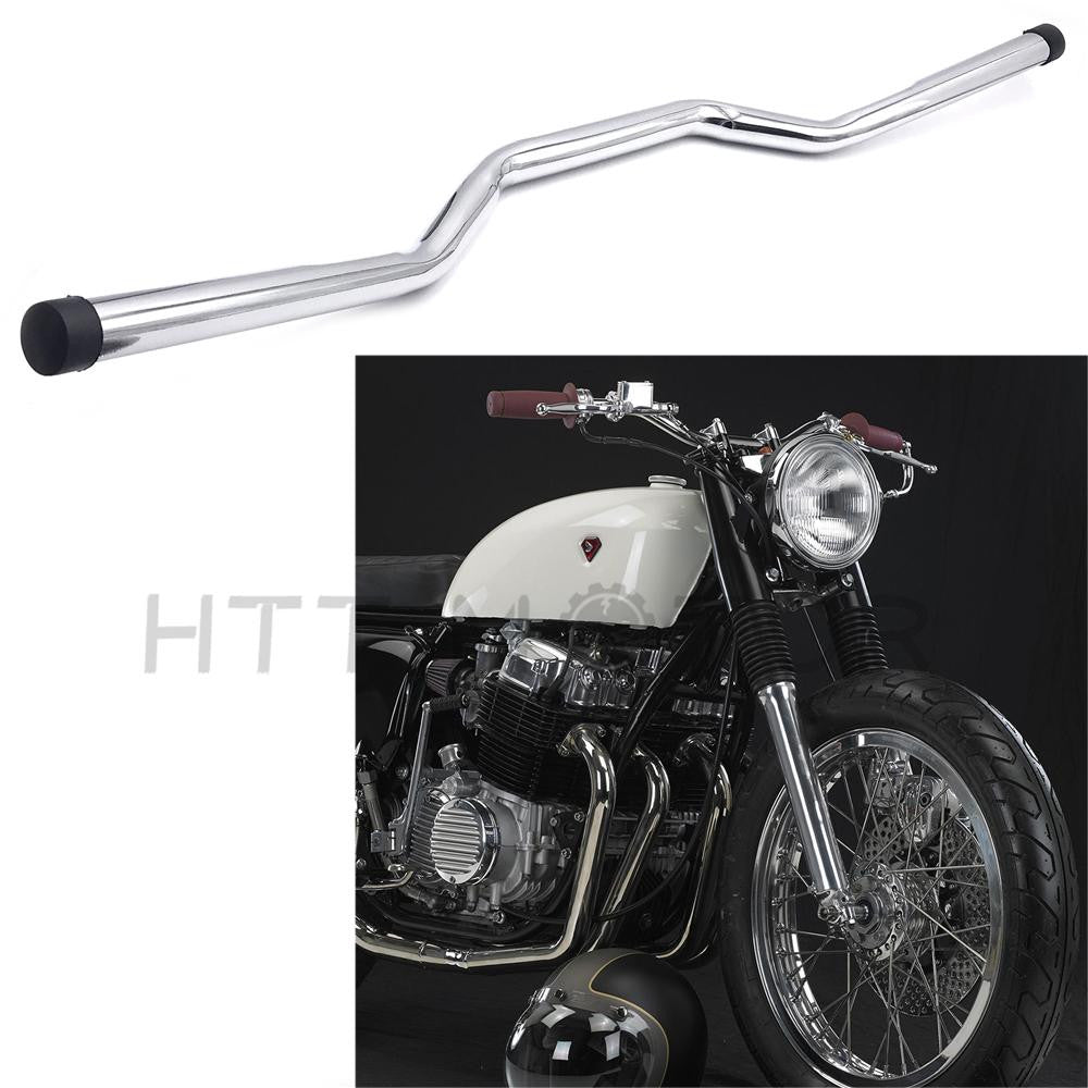 1" Chrome Tracker Bars Handlebars Dimpled for Harley Dyna Sportster