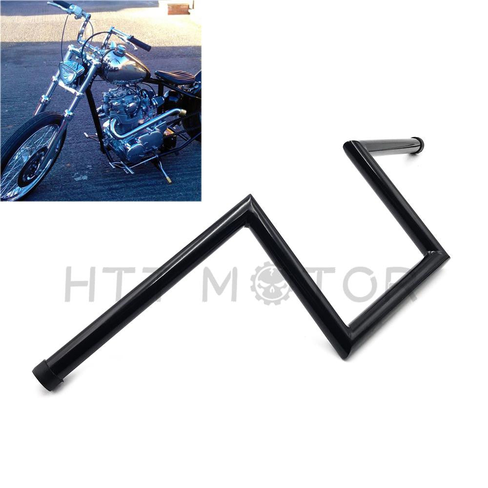 1" Z-Shape Blakc Handlebar For FX 1974-1981 FL 1974-1981 XL 1974-1981