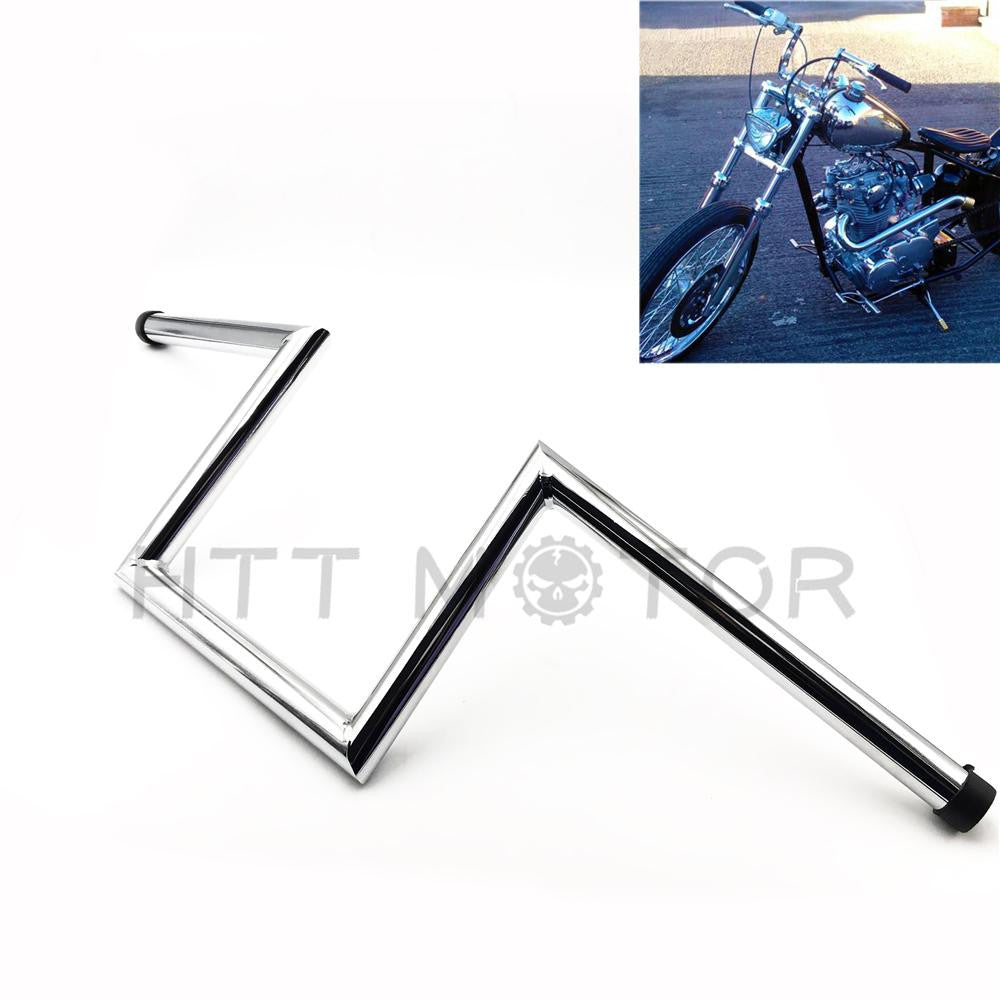 1" Z-Shape Chrome Handlebar For FX 1974-1981 FL 1974-1981 XL 1974-1981