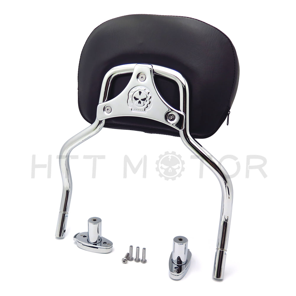 HTTMT Detachable Sissy Bar Pad W/ Backrest For 2015-2017 Harley FLRT FreeWheeler 2016