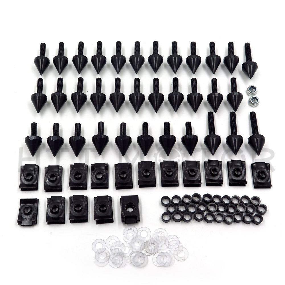 HTTMT Black Spike Fairing Bolts kits For 2004 2005 2006 Yamaha YZF R1 YZF-R1 YZFR1