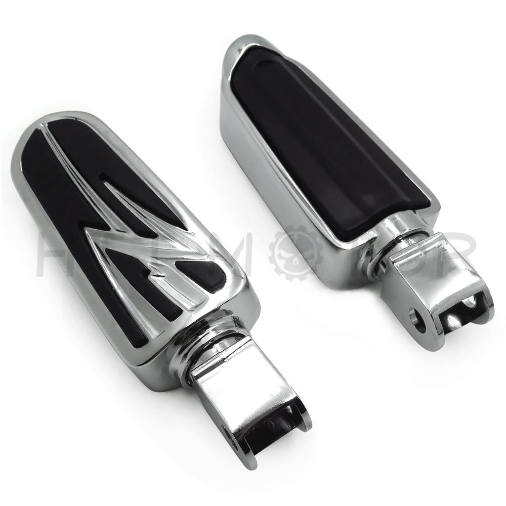 Honda Fury VT1300 Shadow Aero Phantom Spirit cruiser Chrome Lightning Footpegs