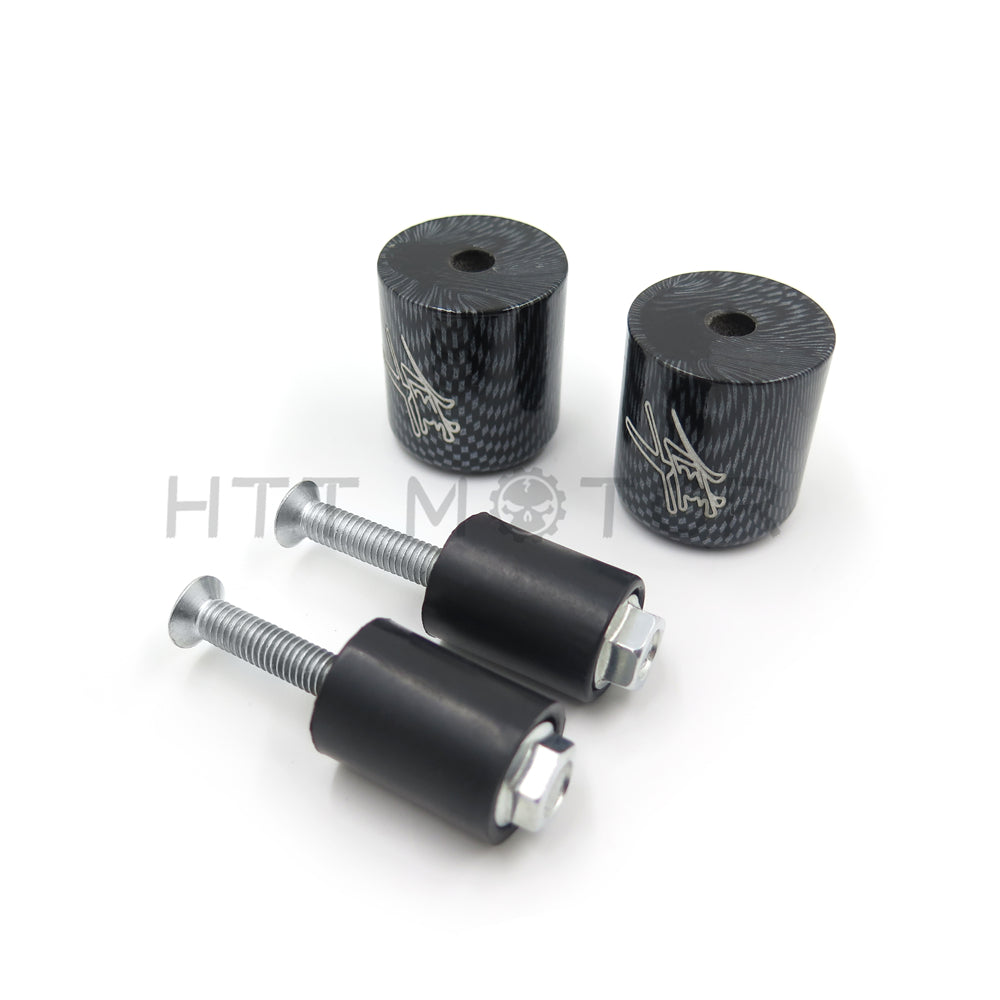 HTTMT- Bar End For Suzuki GSXR 600 750 1000 1100 Hayabusa GSX1300R 1999-2012 Rubber