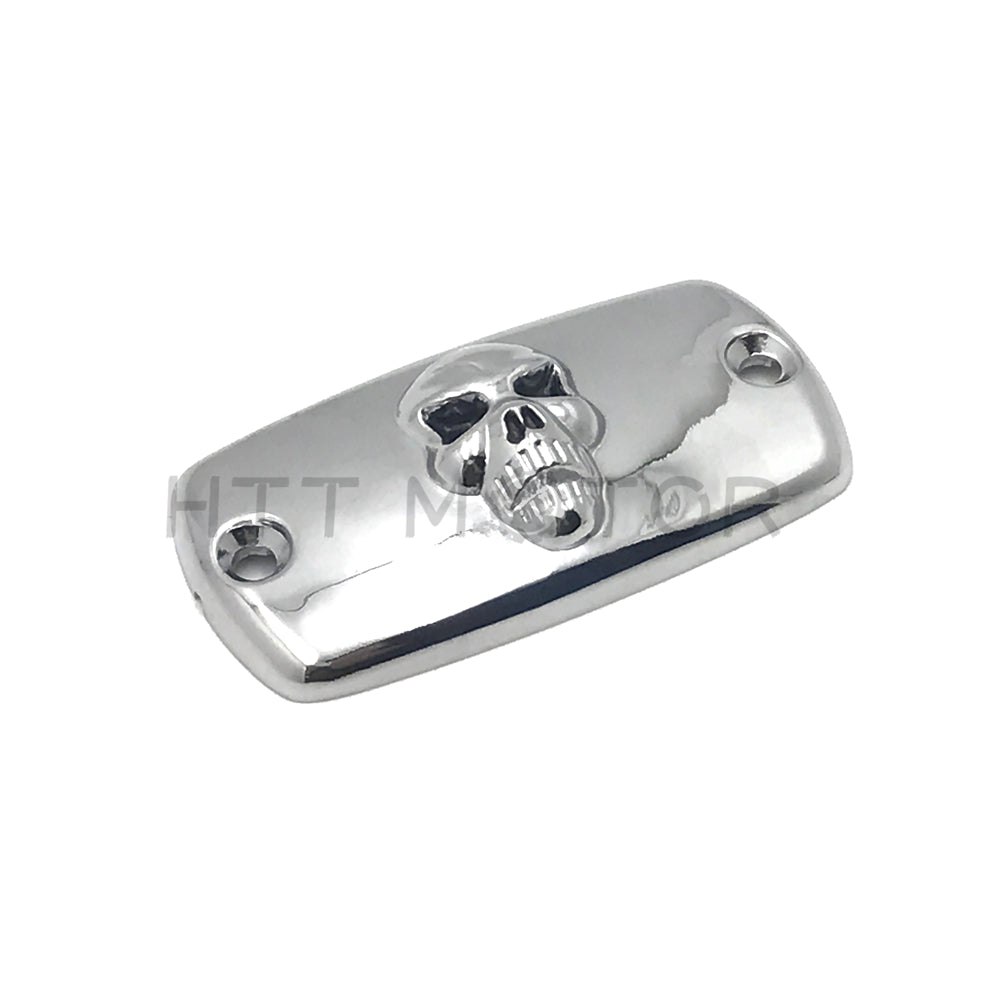 HTTMT- Chrome Brake Fluid Reservoir Cap Skull For Honda