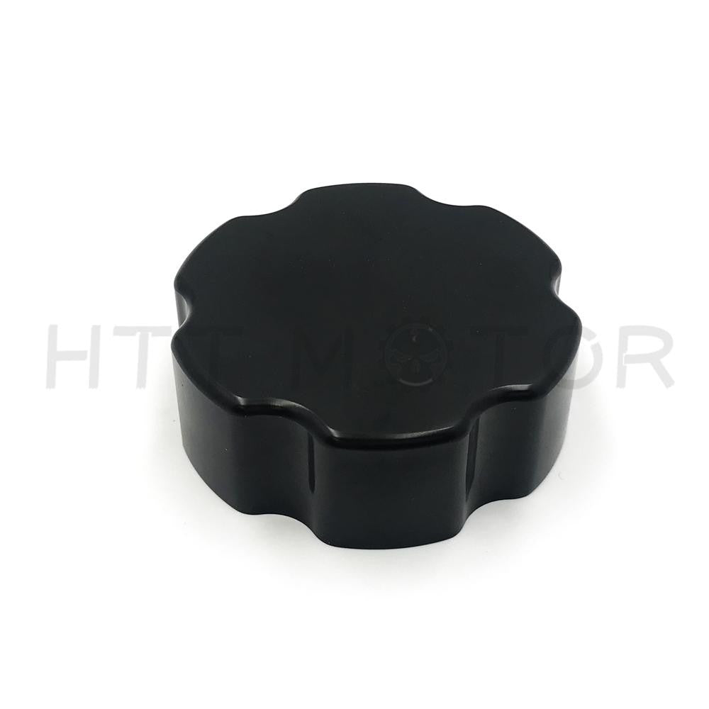 For 2010-2015 Camaro Bowtie Billet Master Cylinder / Brake Fluid Cap NO Logo Black