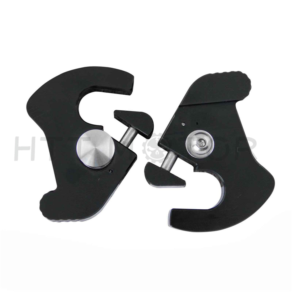 Sissy Bar Luggage Rack Docking Latch Clip Kit For Harley Detachable Rotary Parts