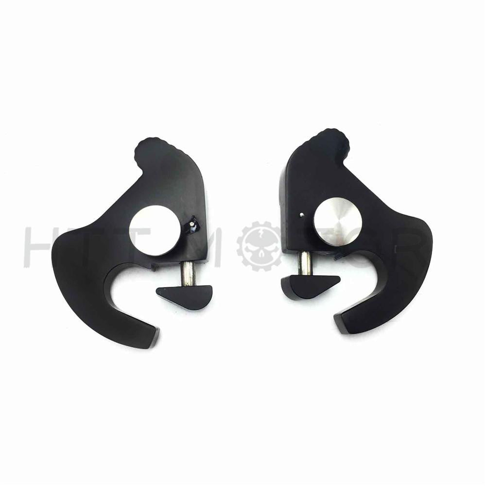 DETACHABLE SISSY BAR LUGGAGE RACK LATCH CLIP KIT SET MOUNT FOR HARLEY TOURING