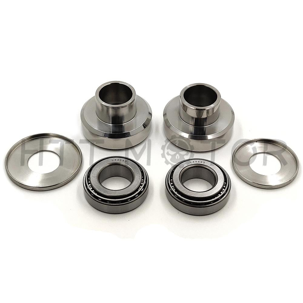 Chrome Neck Cups Cup Set Timken Bearings Kit Harley Chopper Bobber Custom 12253