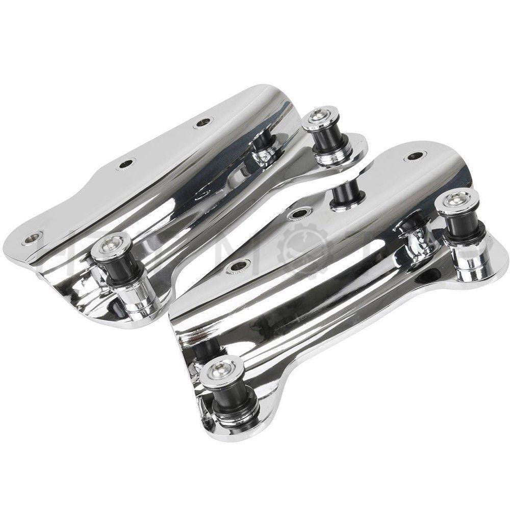 Chrome 4 Point Docking Hardware Kit For Harley Davidson Touring Models 2009-2013