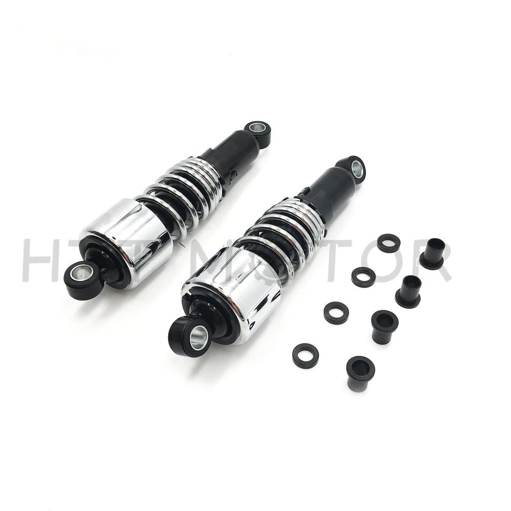 267mm 10.5" Motorcycle Rear Shock Absorber Chrome Damper Fit Harley 84-13 Touring