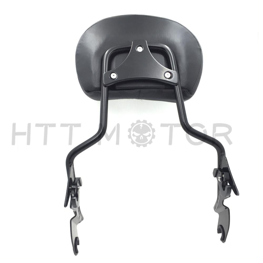 Black Backrest Sissy Bar For Harley Electra Glide Road King Ultra 2009-Up