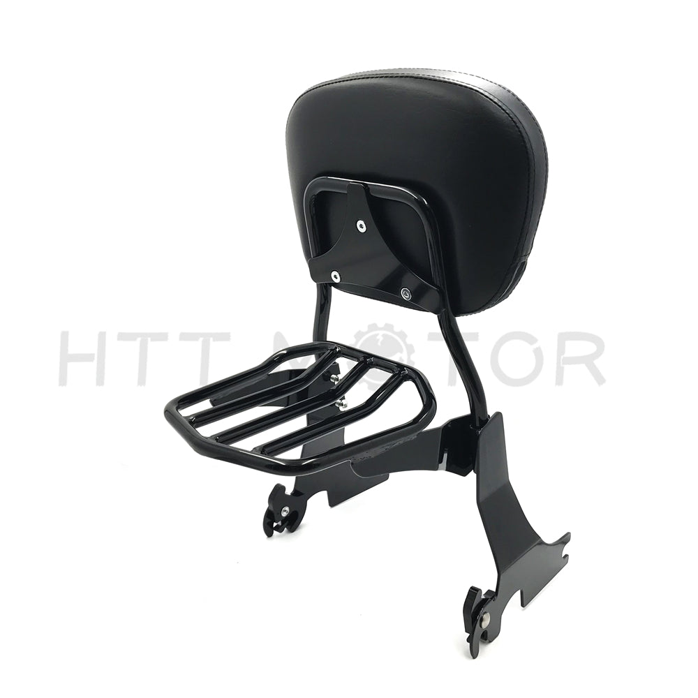 Low Sissy Bar Backrest & Luggage Rack For Harley Sportster XL 883 1200 2004-2017