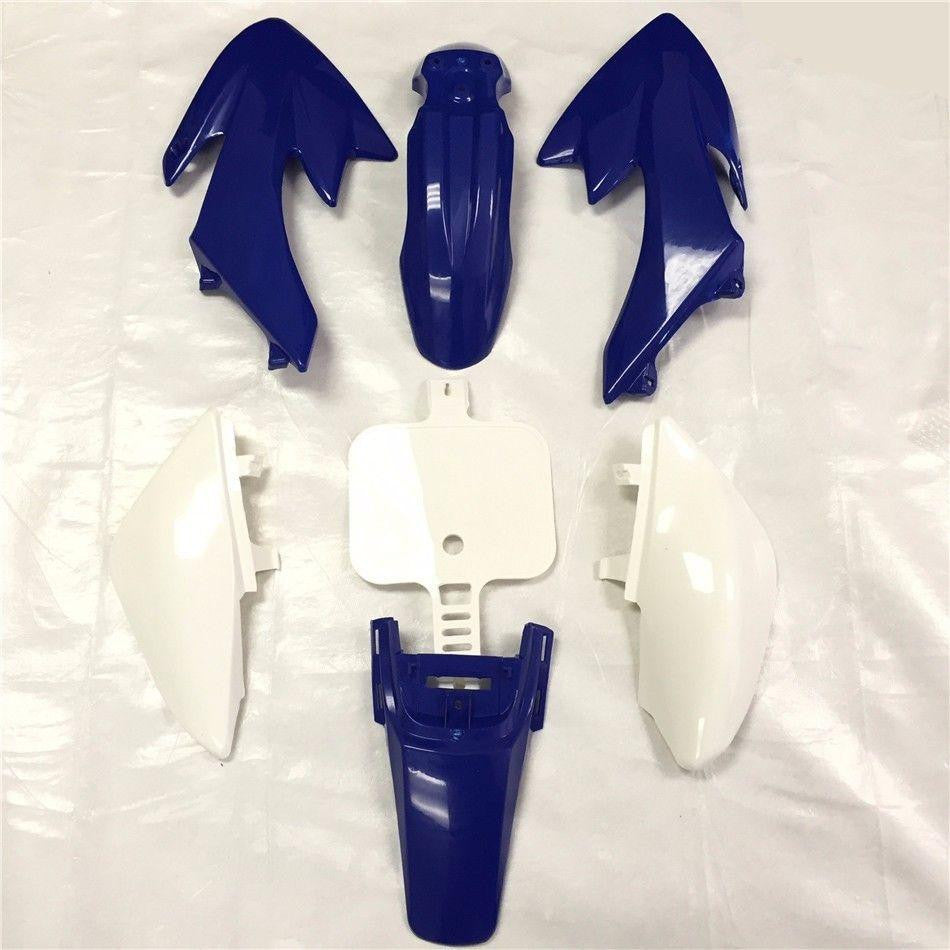 Blue Plastic Fender Kit Body Work Fairing For Honda CRF XR XR50 CRF50